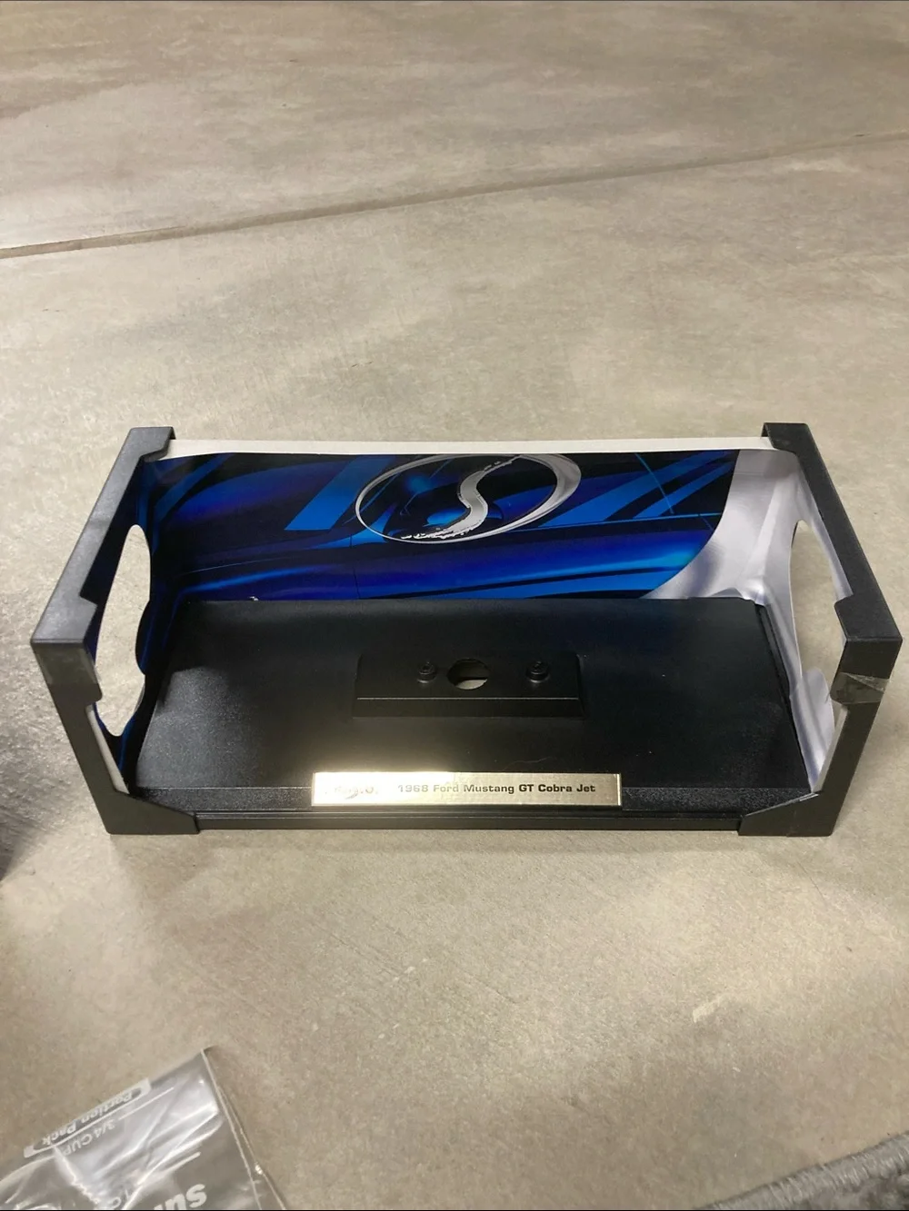 Maisto 1/18 box and stand only for 1968 Ford Mustang GT Cobra Jet